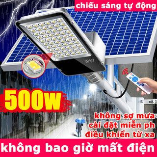 Bật đèn lên cứ như ban ngày,năng lượng mặt trời 500W,Chống nước IP67，đèn led năng lượng mặt trời,đèn năng lượng mặt trời