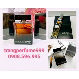 Mẫu Thử Nước Hoa Nam D&G The One EDP