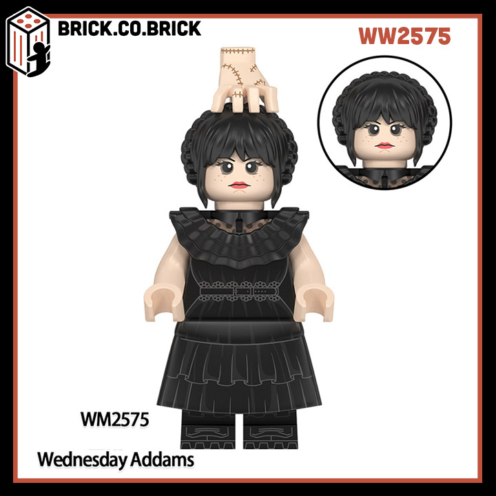Đồ chơi Lắp ráp Bộ phim Truyền hình Mỹ Thứ Tư Thứ Tư Adams Mô hình Wednesday Adams WM2574-WM2575