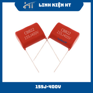 Tụ cbb 155j 400v 1.5uf 20mm chất lượng tốt - linh kiện ht