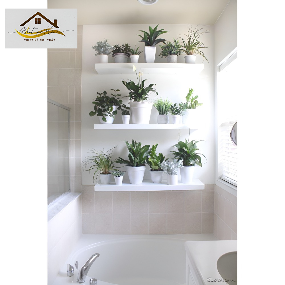 Kệ Gỗ Treo Tường Trang Trí Decor Nhà Cửa Dạng Thanh Ngang - Tặng Kèm Phụ Kiện