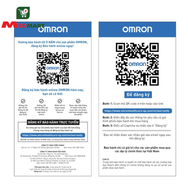 Miếng Lọc Khí Dùng Cho Máy Xông Khí Dung OMRON, Combo 5 Miếng Chính Hãng - MEDMART