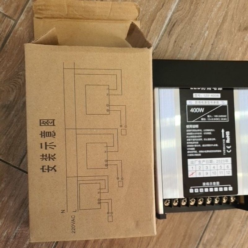 Nguồn tổ ong 12v 33A  400w  hàng bảo hành 1 năm