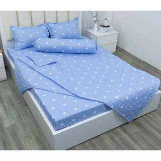 Chăn Hè Trần Bông Cotton Poly VỊT HỒNG