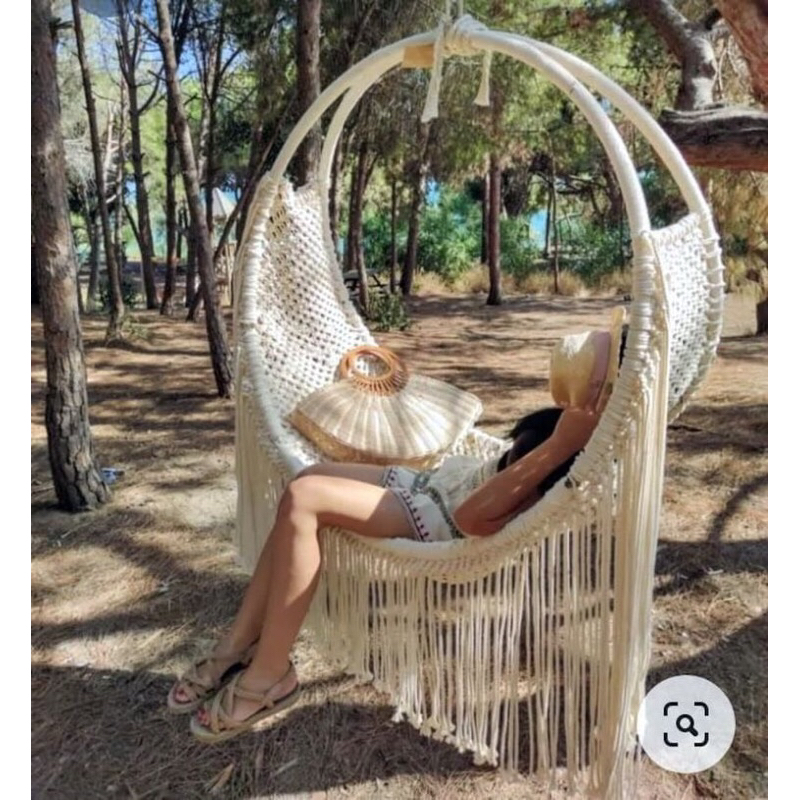 Võng, xích đu treo decor biển, decor homestay khách sạn cao cấp