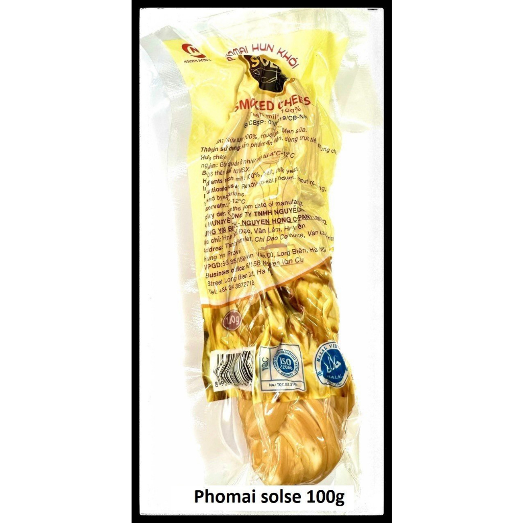 Phomai hun khói sữa bò sợi 100g - Date 6 tháng mới nhất