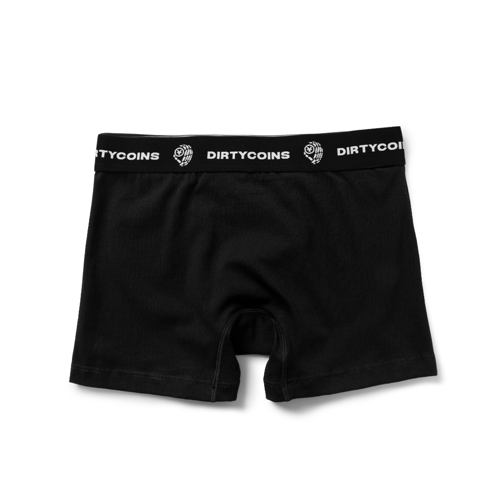 Quần DirtyCoins Logo Boxer - Black - Pack of 3