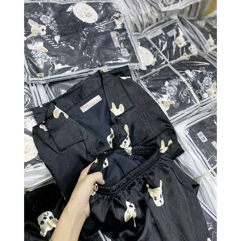 Bộ Pizama meo meo QC kèm ảnh thật
