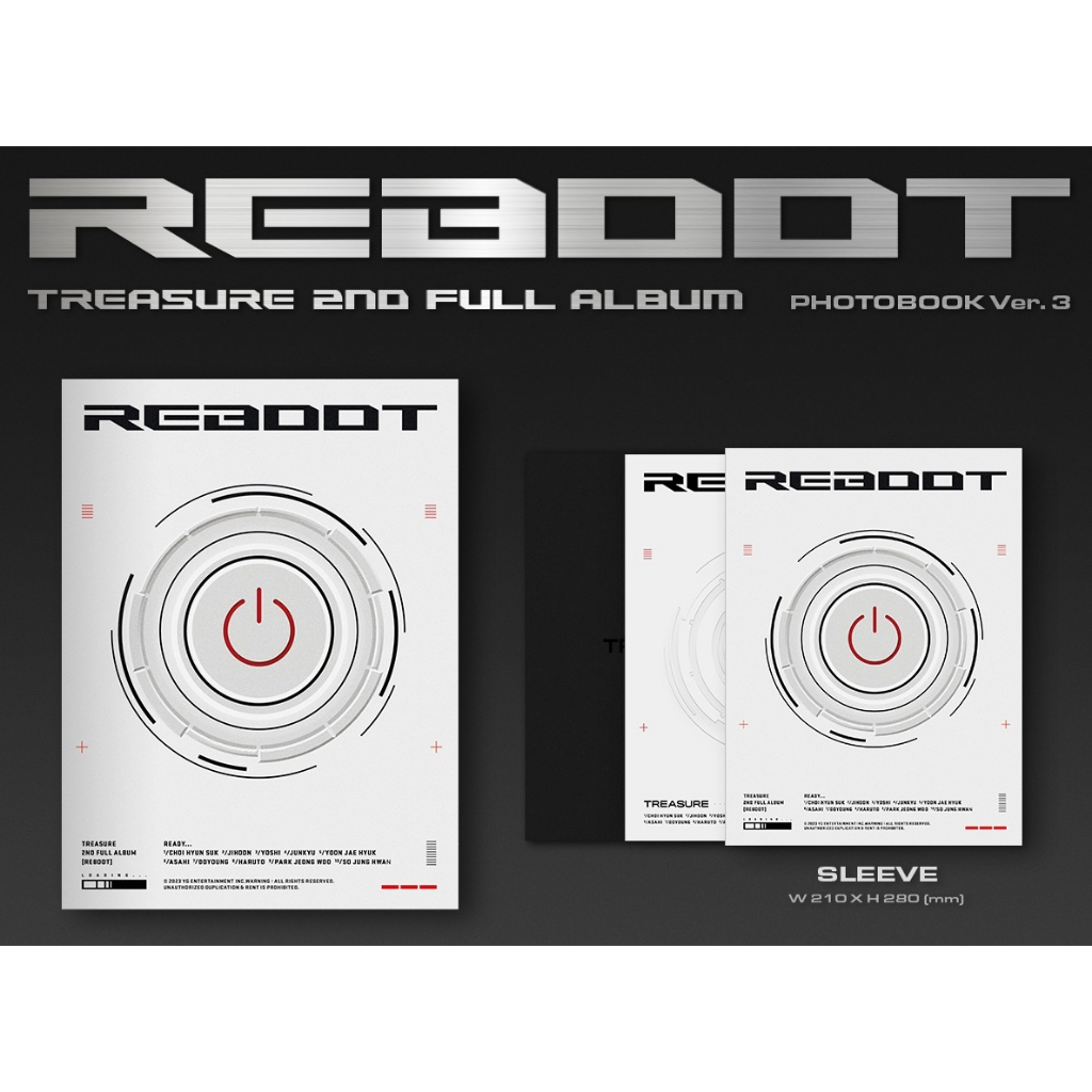 ALBUM TREASURE - REBOOT chính hãng có sẵn