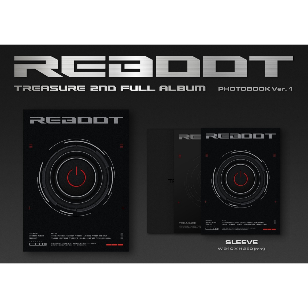 ALBUM TREASURE - REBOOT chính hãng có sẵn