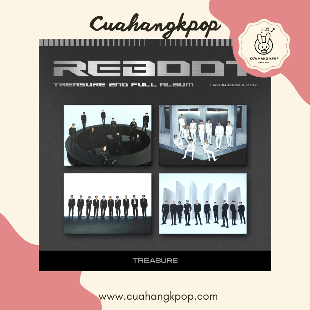 ALBUM TREASURE - REBOOT chính hãng có sẵn