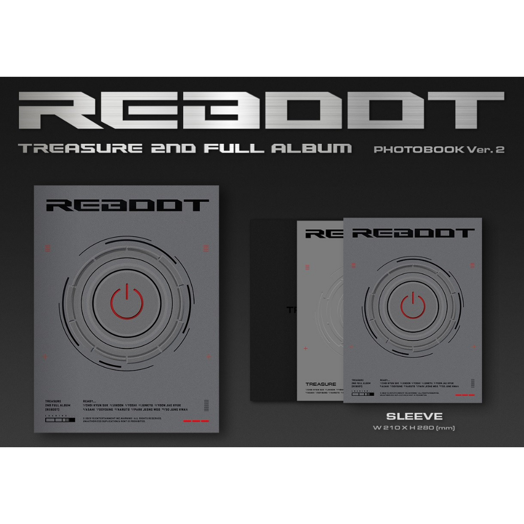 ALBUM TREASURE - REBOOT chính hãng có sẵn