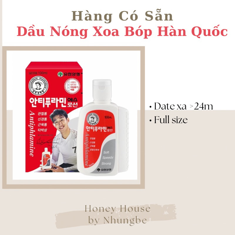 DẦU NÓNG XOA BÓP HÀN QUỐC
