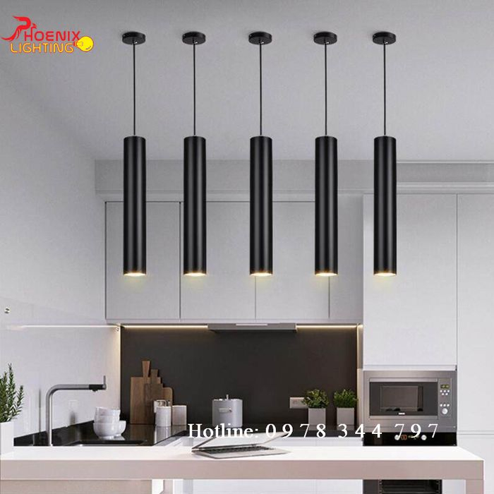 Đèn Thả LED Ống Bơ Chiếu Sáng Bàn Ăn Đảo Bar Phòng Ngủ PHT59
