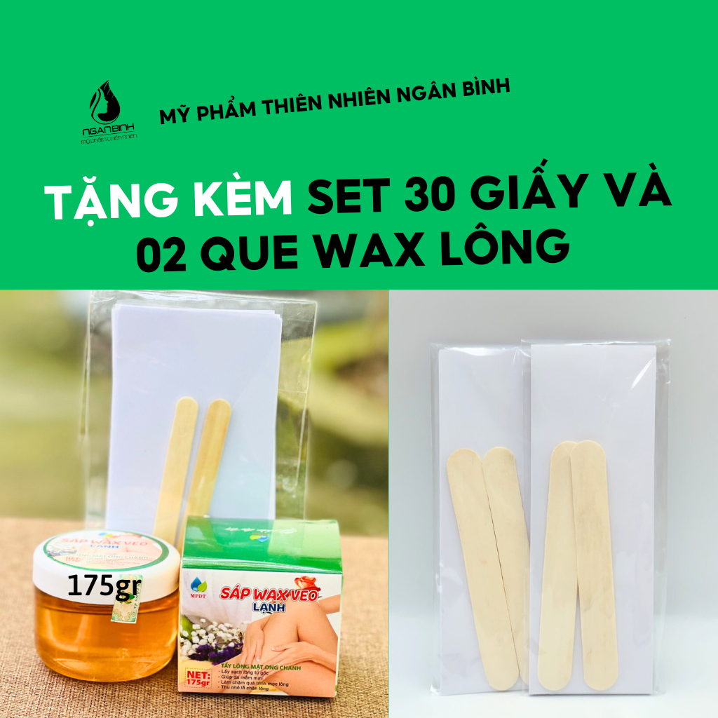 Wax VEO triệt lông vùng nách, lông tay, chân.TẶNG kèm giấy wax và que gạt