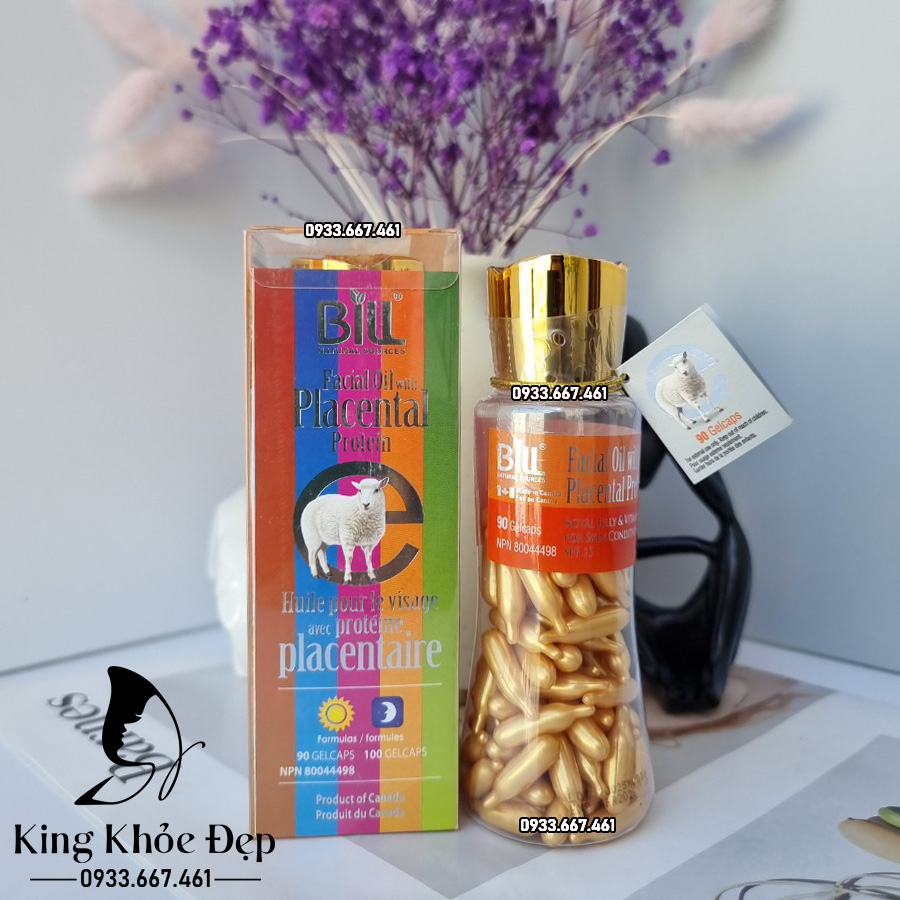 Viên Bôi Nhau Thai Cừu Sữa Ong Chúa 90 Viên