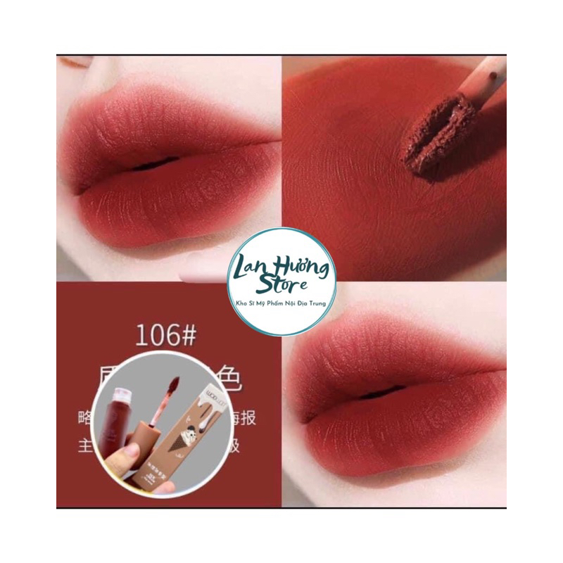 Son Wodwod Ice Cream Chất son mịn màu dupe a12,bibia