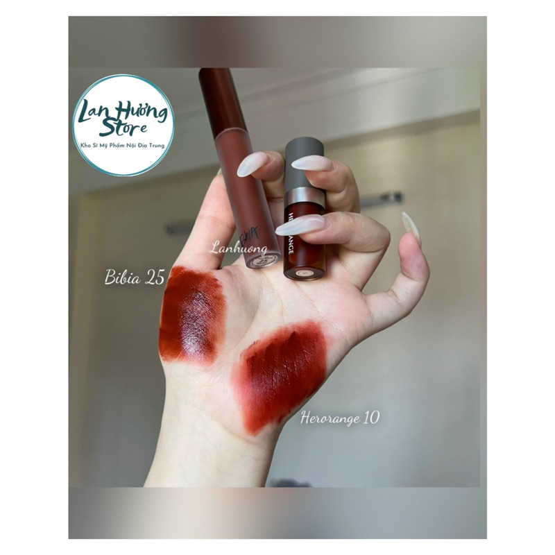 Hero Xám lùn chất son lần màu giông blra12 và bibia nha
