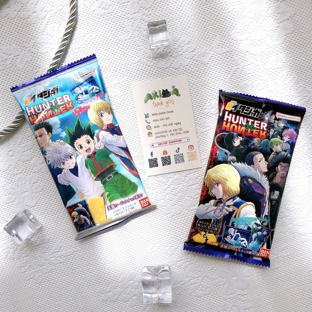 Pack random/ thẻ nhân phẩm - wafer -  hunter x hunter