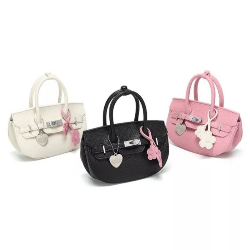 Túi xách nữ cầm tay, túi đeo chéo khoá xoay sang chảnh