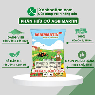 Phân Hữu Cơ Agrimartin Nhập Khẩu Từ Bỉ Túi 1 Kg