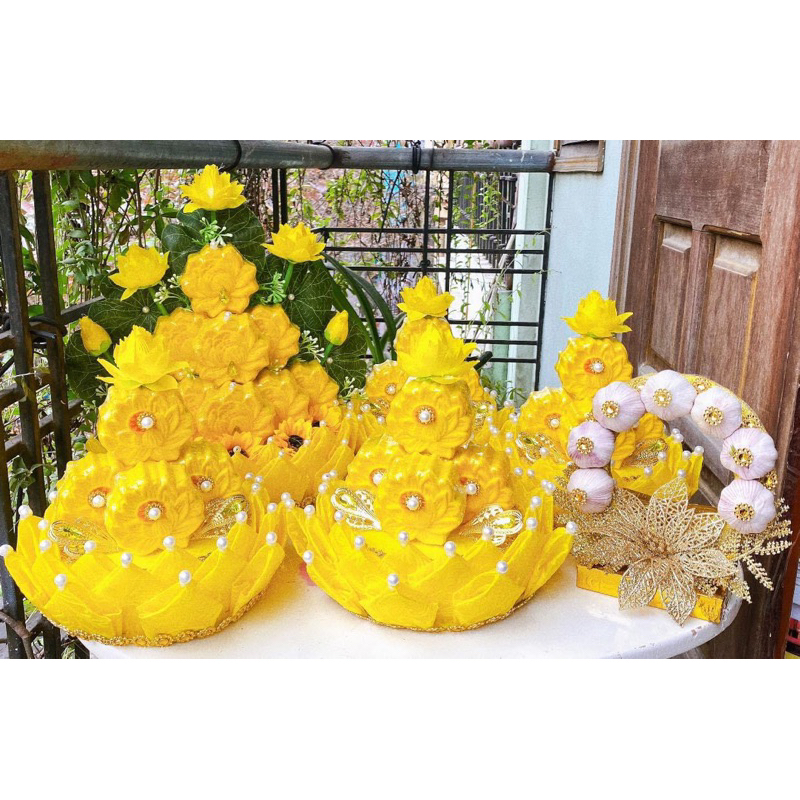 Đế trưng bày oản - làm tháp bánh tài lộc