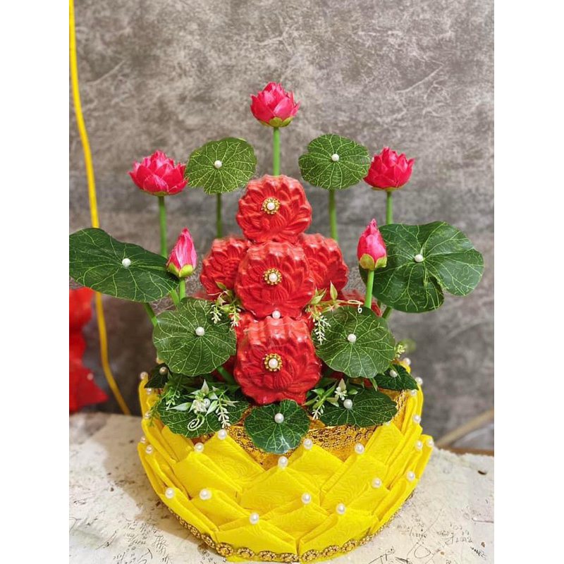 Đế trưng bày oản - làm tháp bánh tài lộc