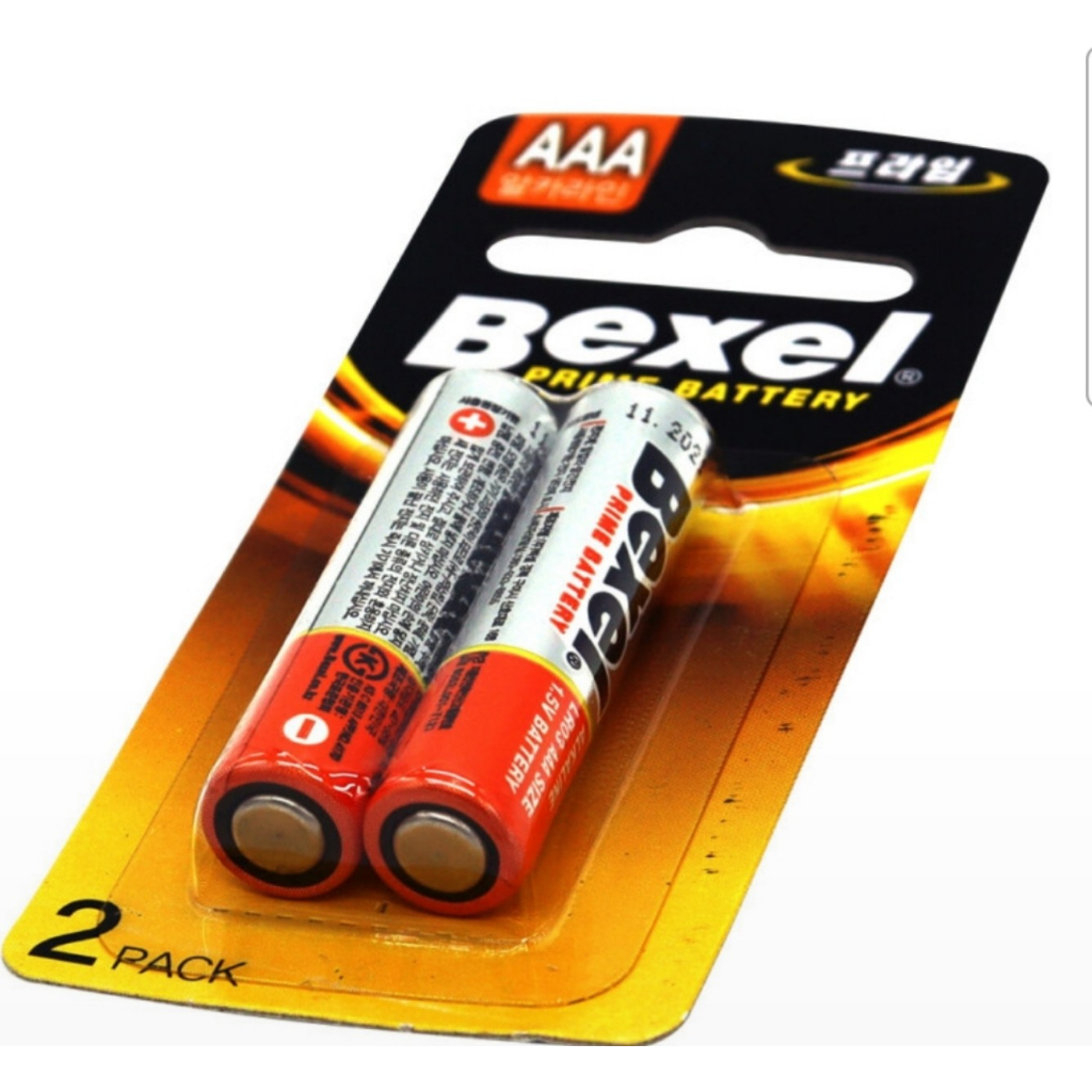 Pin AAA Bexel1.5v Hàn Quốc chính hãng. - LR3 1 vỉ 2 viên