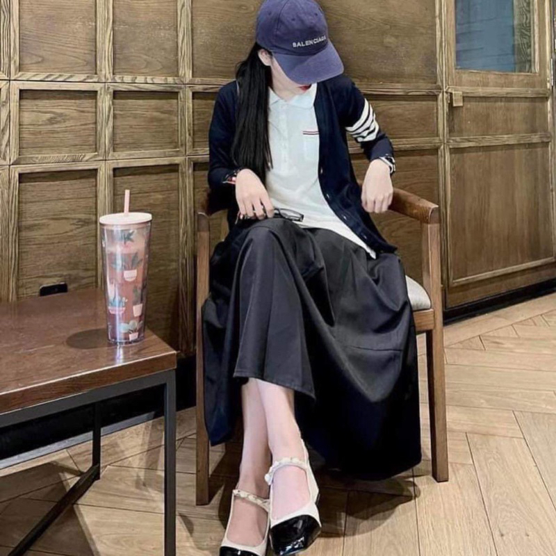 Áo khoác cadigan Thom gạch tay TC12