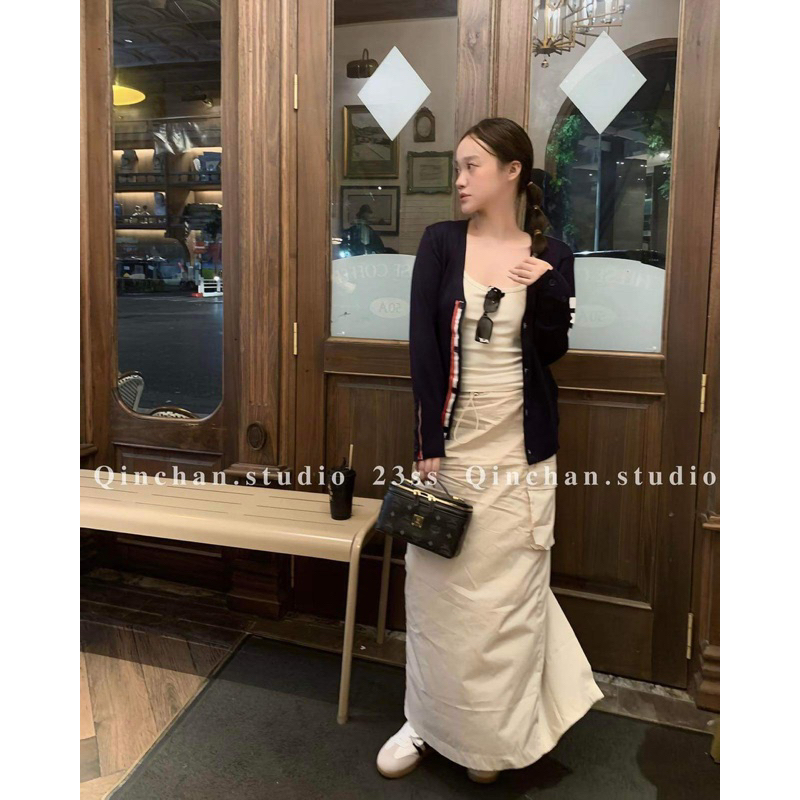 Áo khoác cadigan Thom gạch tay TC12