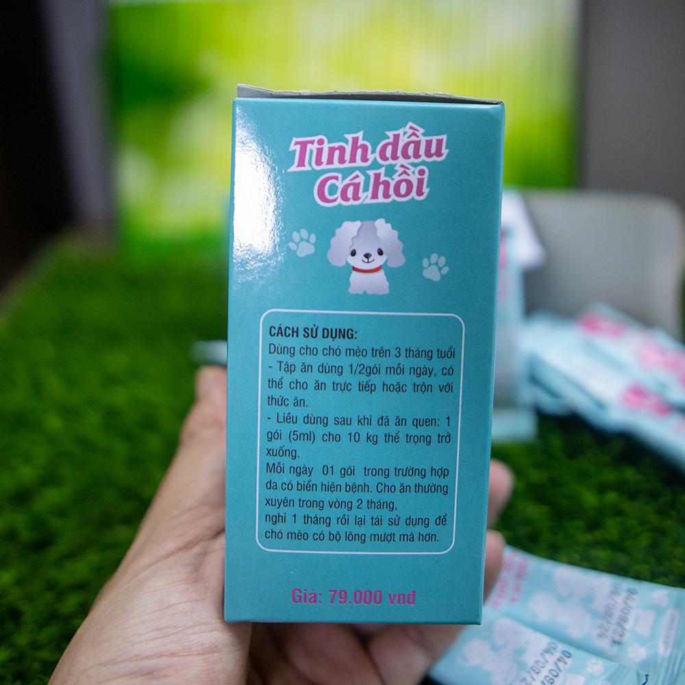 Tinh Dầu Cá Hồi Cho Thú Cưng