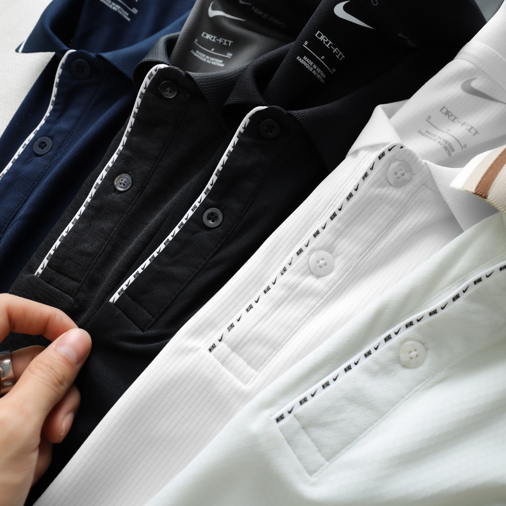 Áo thun polo thể thao, áo đánh golf chất thun đẹt kim thoáng mát, co giãn PL15