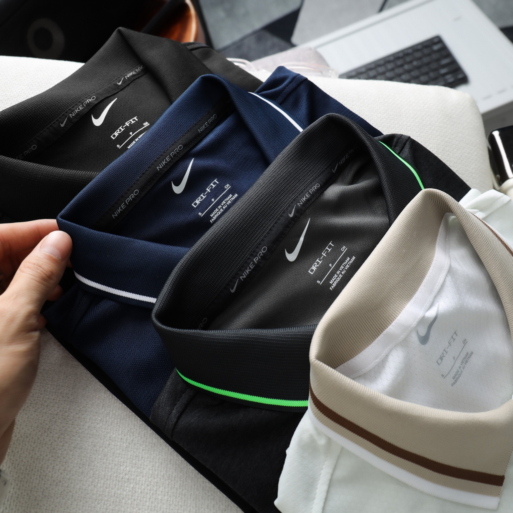 Áo thun polo thể thao, áo đánh golf chất thun đẹt kim thoáng mát, co giãn PL15