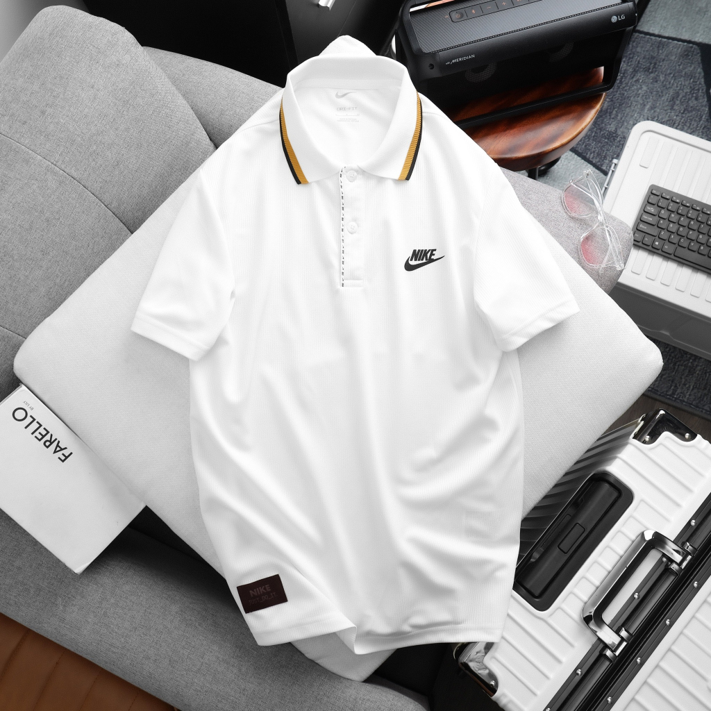 Áo thun polo thể thao, áo đánh golf chất thun đẹt kim thoáng mát, co giãn PL15