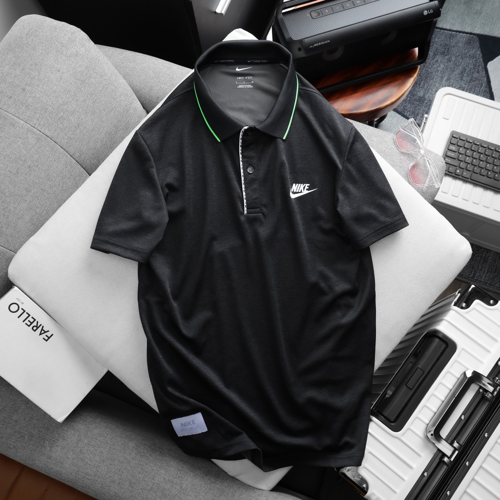 Áo thun polo thể thao, áo đánh golf chất thun đẹt kim thoáng mát, co giãn PL15