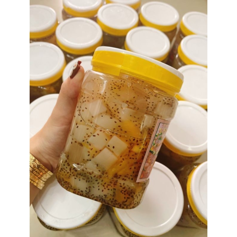 🍍HẠT ĐÁC RIM THƠM (KHÓM) LÁ DỨA với đường phèn