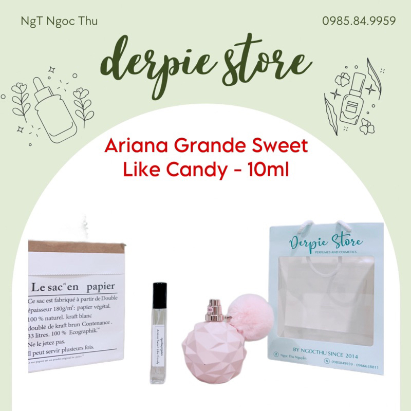 Nước hoa nữ kẹo ngọt Ariana Grande Sweet Like Candy EDP có sẵn