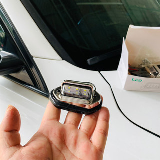 Đèn soi biển số dành cho xe ô tô, xe tải điện 12v và 24v dùng chung
