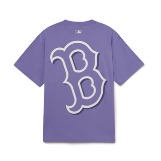 [CHÍNH HÃNG] - ÁO THUN MLB - BASIC MEGA LOGO B - TÍM - CODE: 3ATSB0433-43LDD