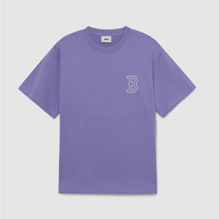 - áo thun mlb - basic mega logo b - tím - code: 3atsb0433-43ldd