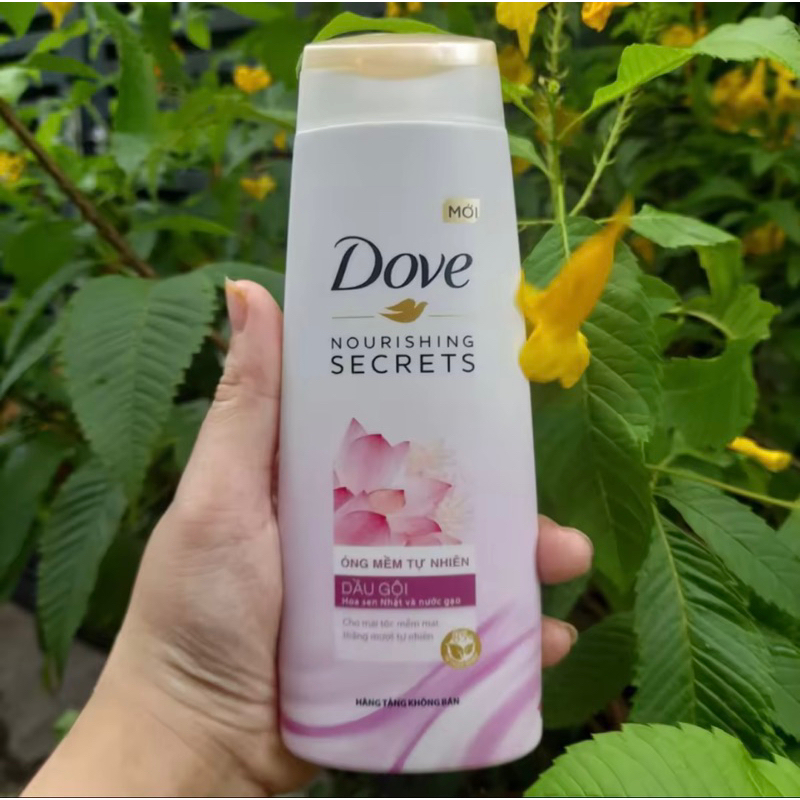 Dầu gội Dove Óng mềm tự nhiên 140g/ Sữa tắm Dove Hoa anh đào 200g