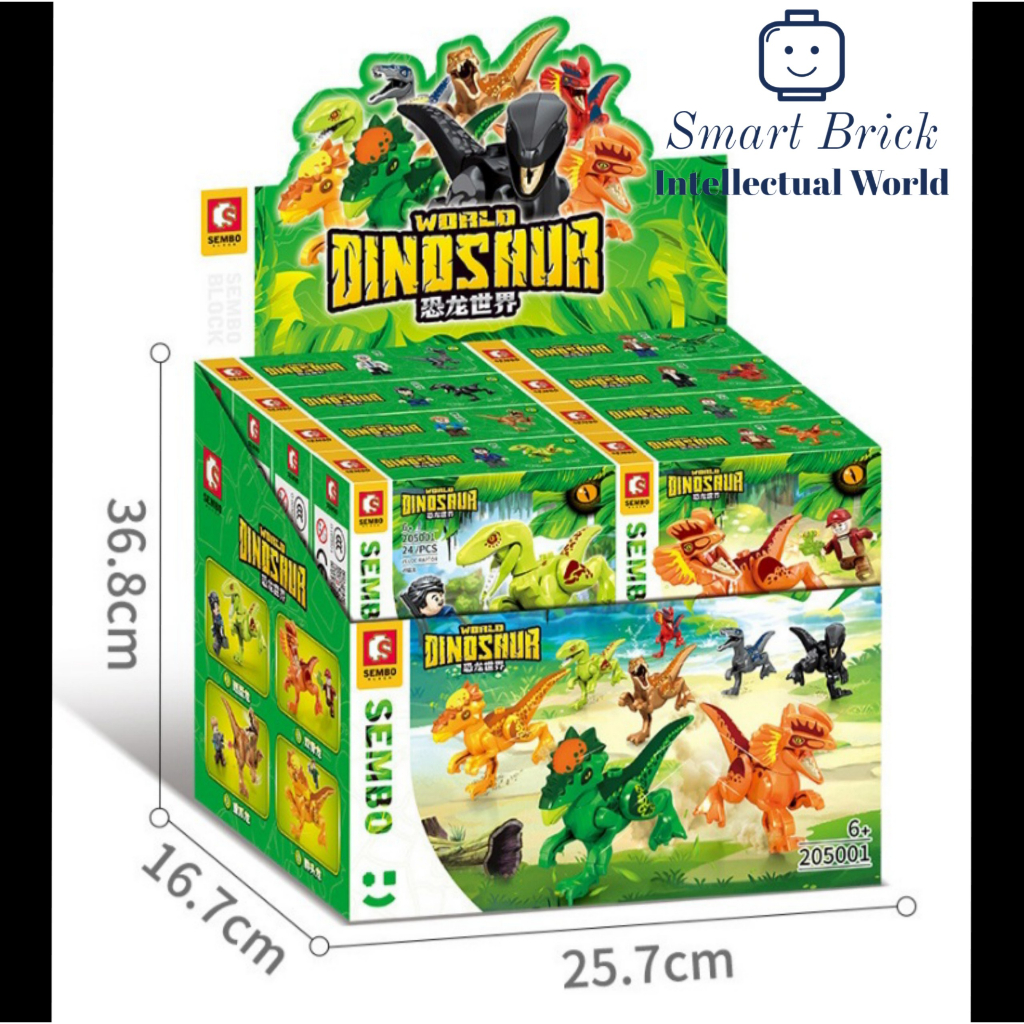 Mô Hình Lắp Ráp Khủng Long ( Sembo Block ) 205001 - 205008