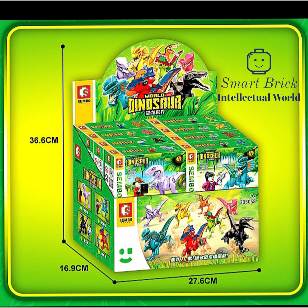 Mô Hình Lắp Ráp Khủng Long ( Sembo Block ) 205058 - 205065