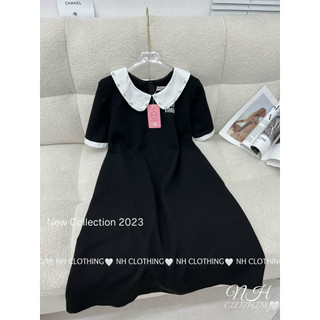 Váy miu niu cổ khâu đá sm