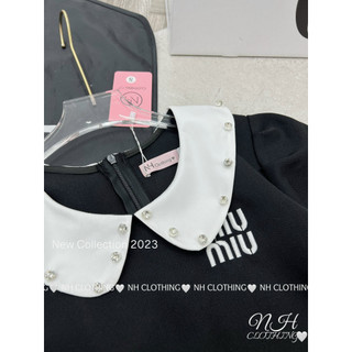 Váy miu niu cổ khâu đá sm