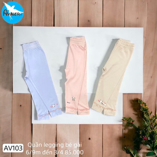 Quần legging mềm mịn hãng avaler cho bé 9m-4y