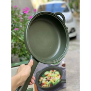 Chảo dưỡng sinh Minh Long 27cm - chảo tay cầm