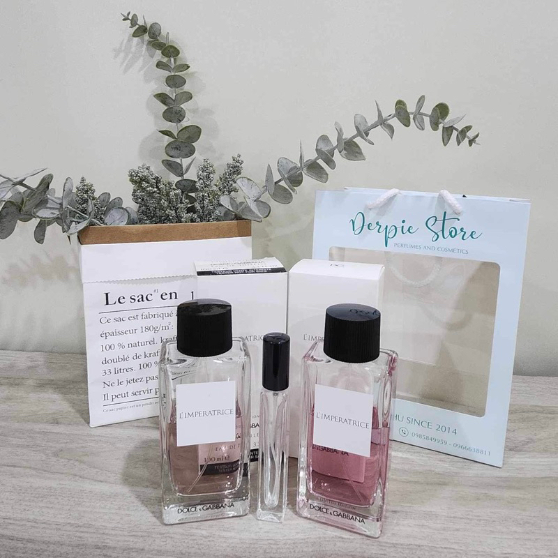 Nước hoa nữ 𝐃 𝐆 𝟑 𝐋'𝐈𝐦𝐩𝐞𝐫𝐚𝐭𝐫𝐢𝐜𝐞 EDT - limited : mùi ổi chín