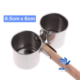 Cóng Ăn Inox Cho Vẹt...