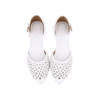 [HCM] Giày Sandal Hạnh Dung HD29138AY ( Màu Kem - Bò - Đen - Trắng )
